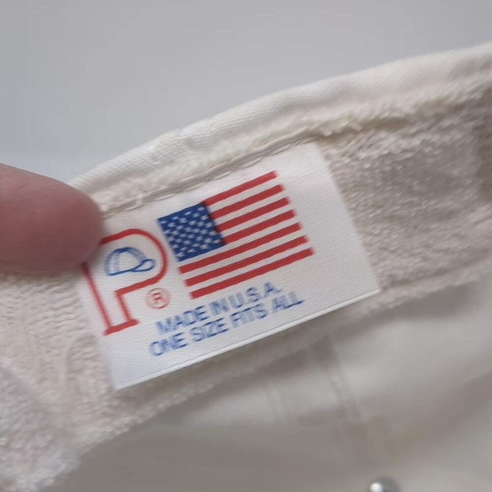 Pro Hat 5 Panel White Red Idaho Falls Fire Paramedics Rope Cap Made in USA OS - Picture 9 of 9